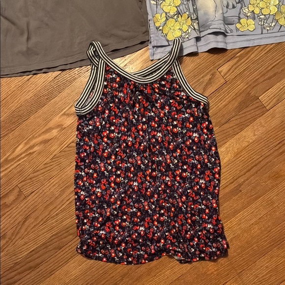 Joe H&M Place Kids Short Sleeve Tees - Charcoal, Sky Blue, Turquoise, and Floral - Picture 8 of 9
